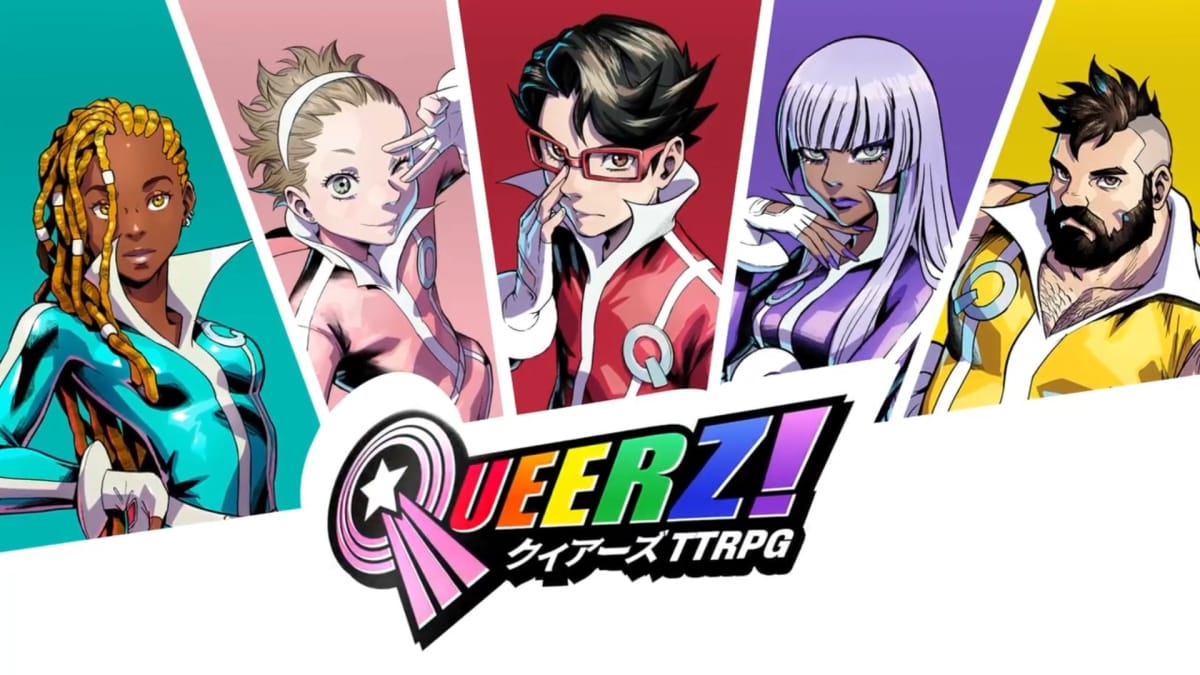 The lead characters of Queerz in a group shot