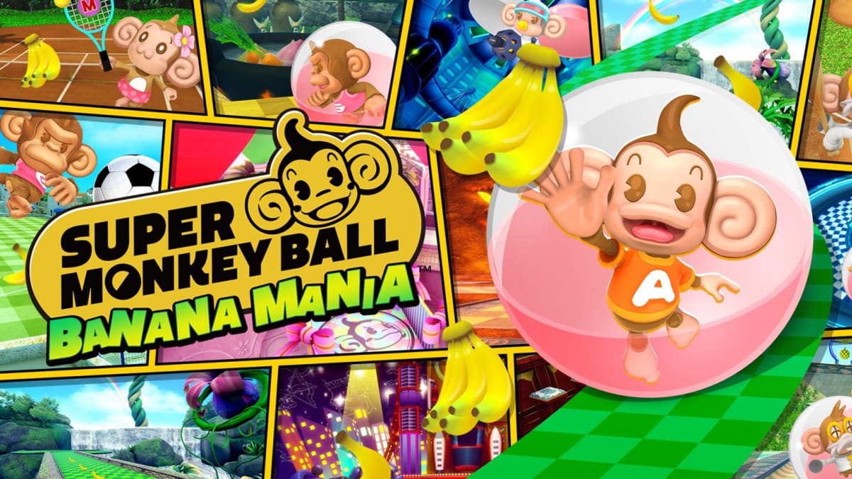 Super Monkey Ball Banana Mania - Key Art
