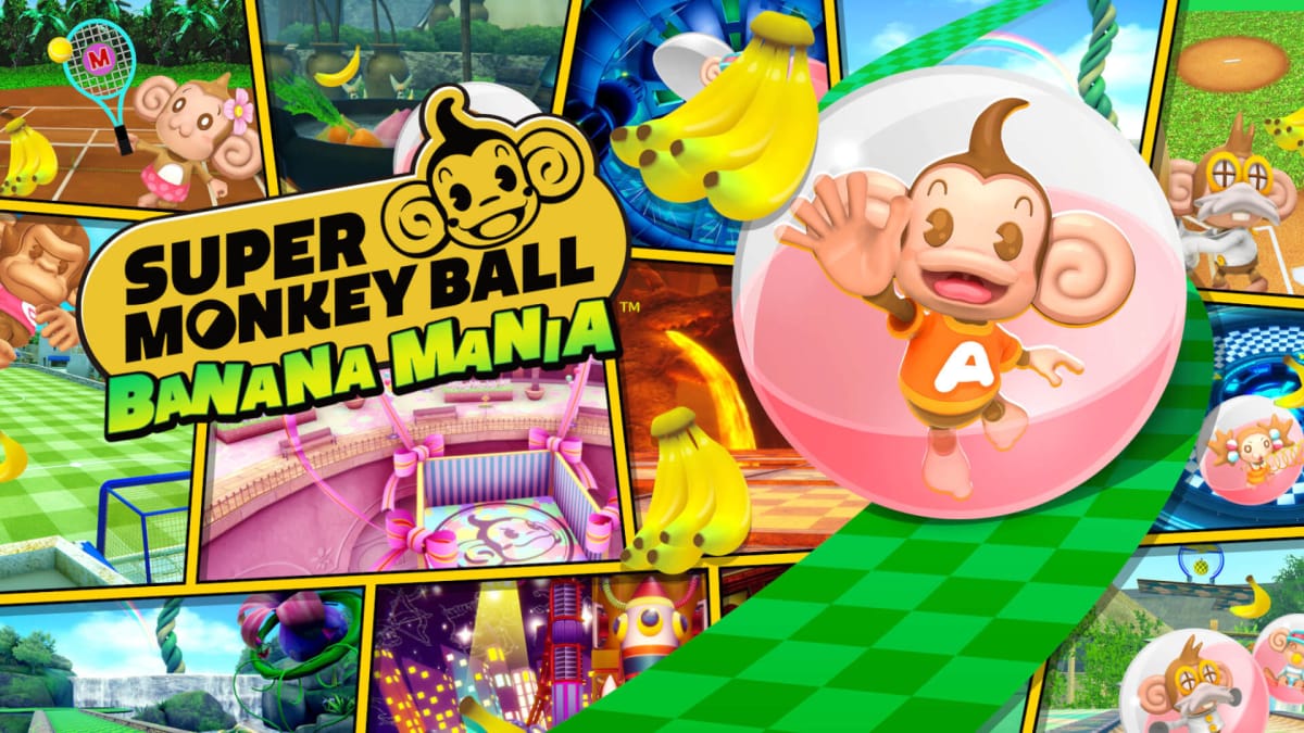 Super Monkey Ball Banana Mania Key Art