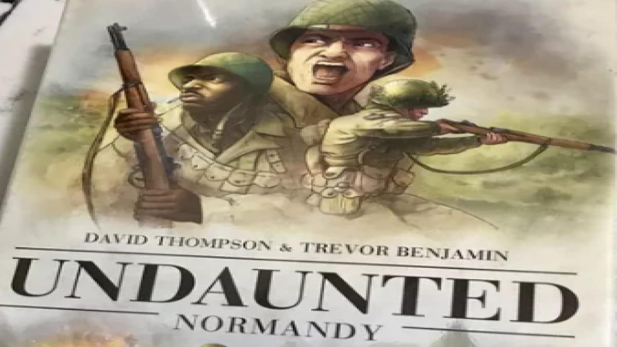 The box art for the WW2 board game, Undaunted