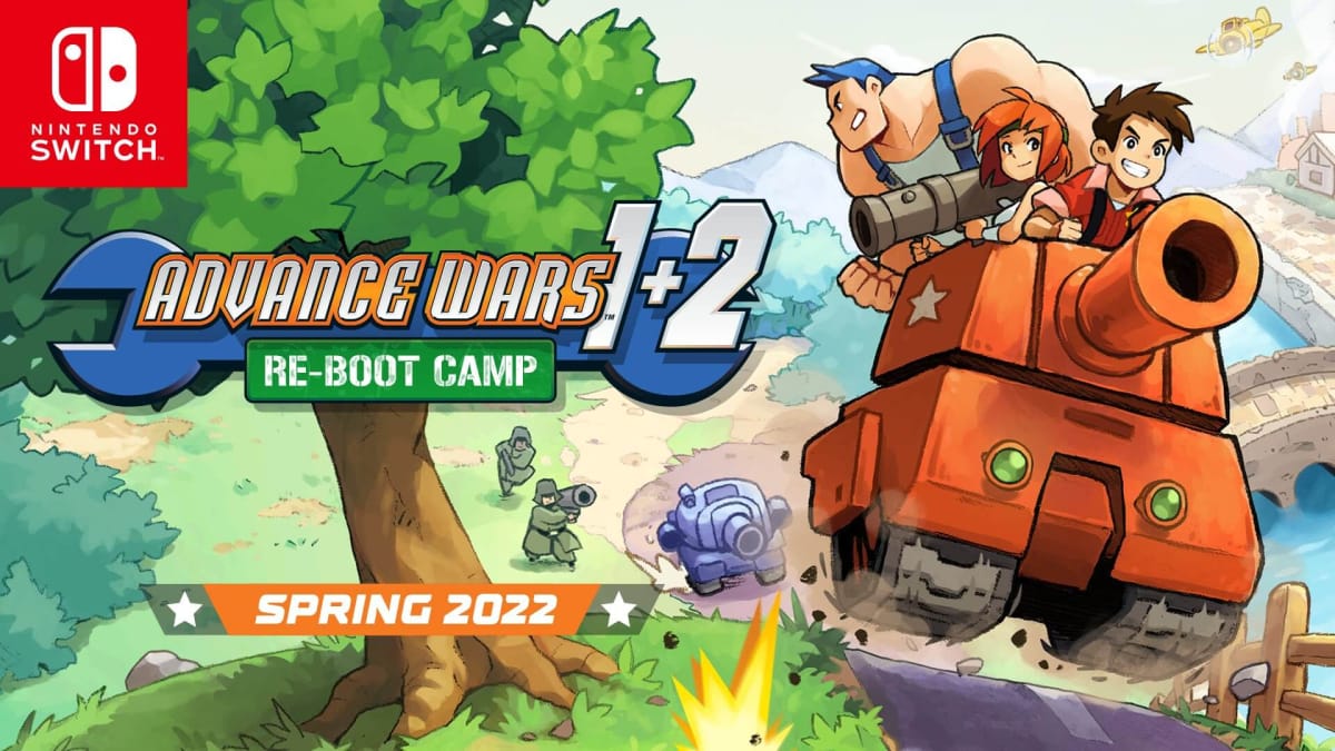 A banner image for Advance Wars 1+2: Re-Boot Camp