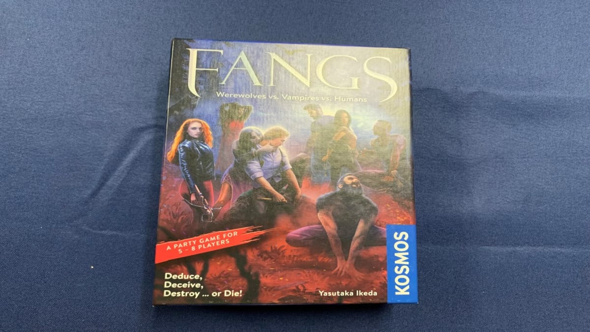 The box art for the board game, Fangs