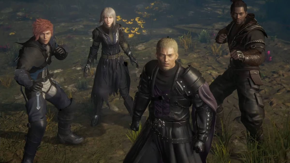 The four principal cast members of Stranger of Paradise: Final Fantasy Origin