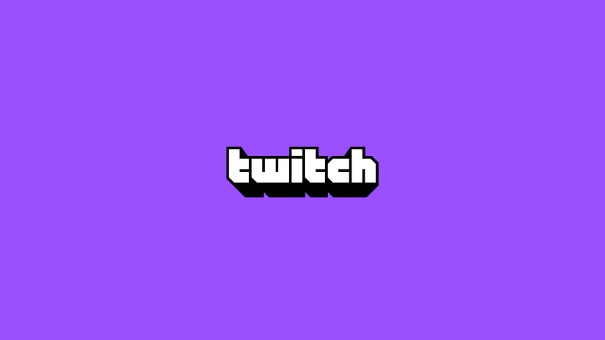 The Twitch logo against a purple background