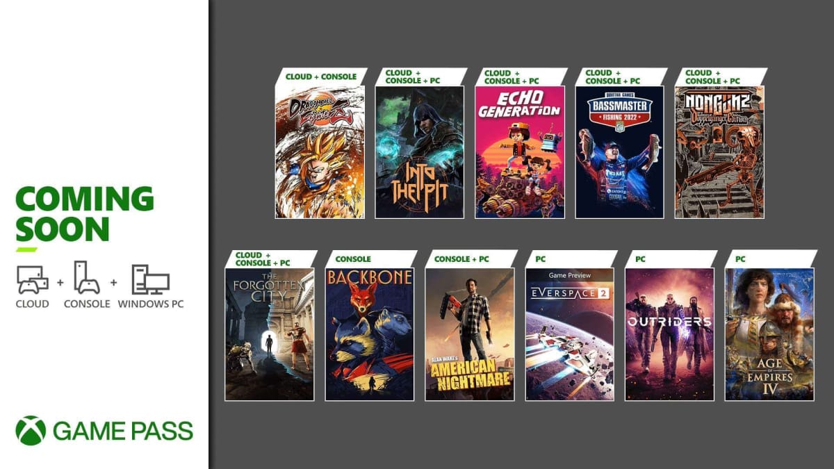 The Xbox Game Pass October lineup
