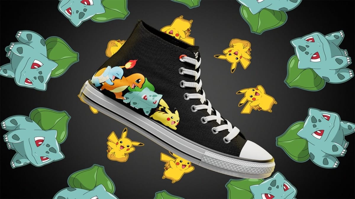 The "First Partners" sneakers from the Pokemon Converse collab.