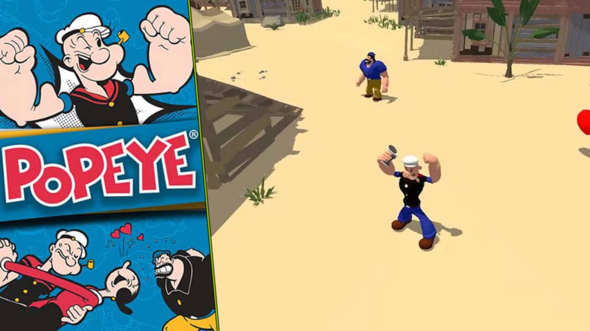 Popeye Nintendo Switch game cover