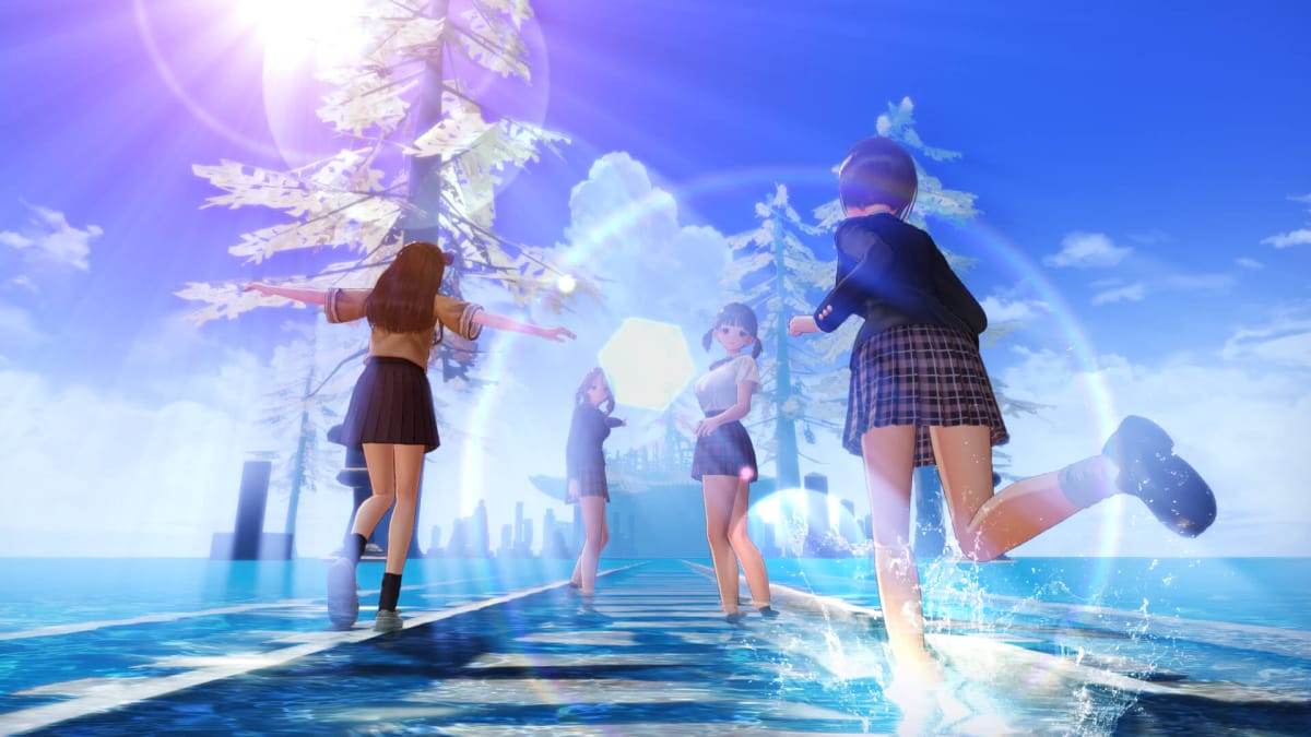 blue reflection heartscape party