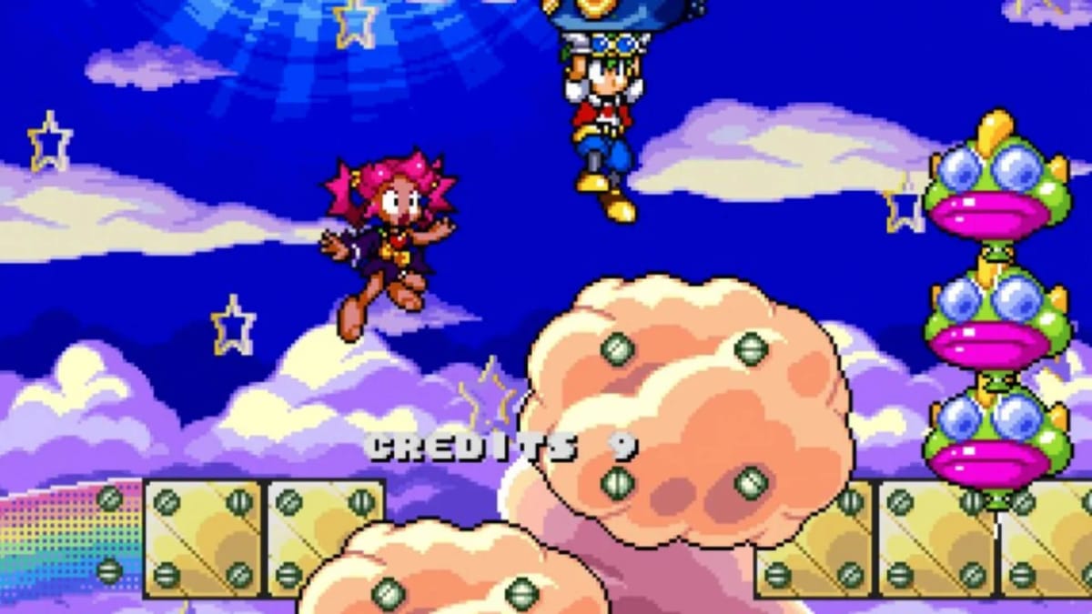 A gameplay screenshot from Clockwork Aquario.