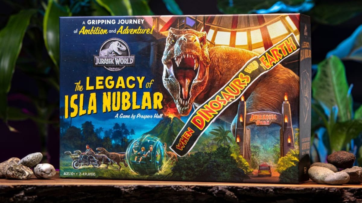 The box art for the Jurassic World Board Game