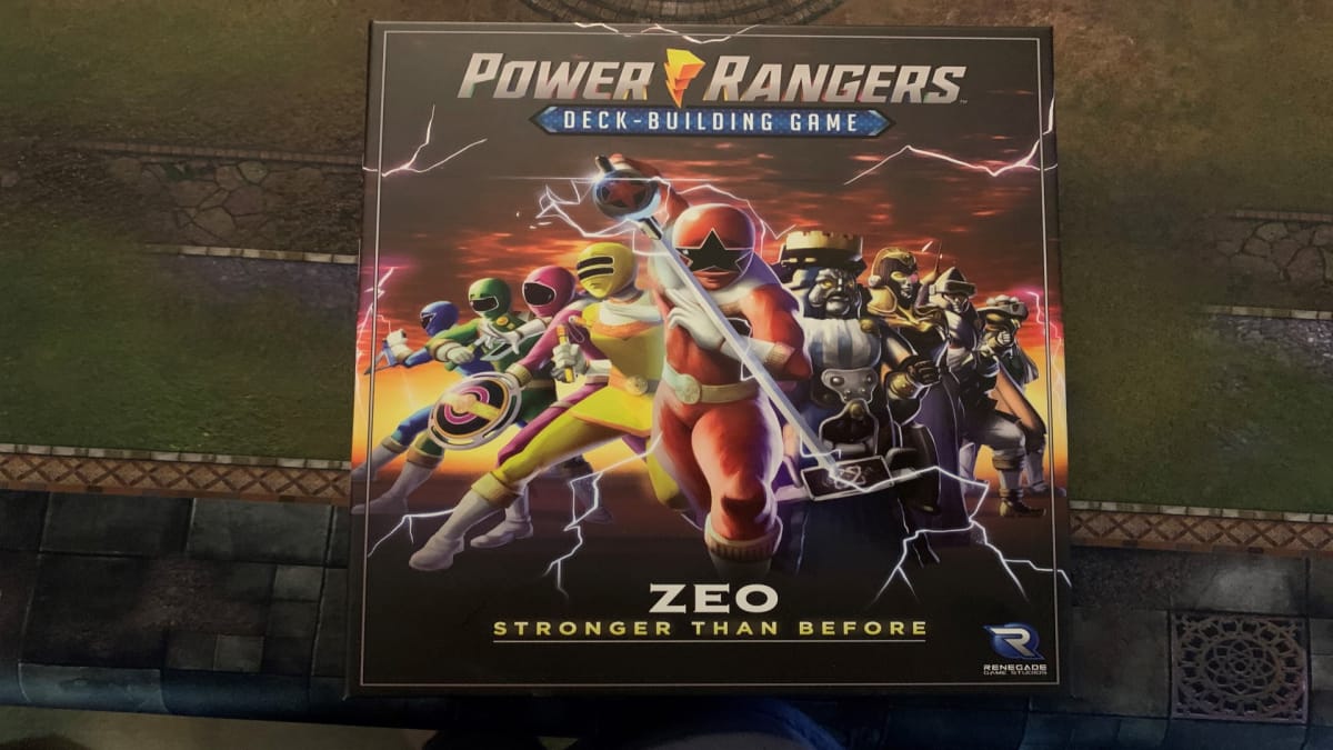 The box art for Power Rangers: The Deck Building Game's Zeo Expansion