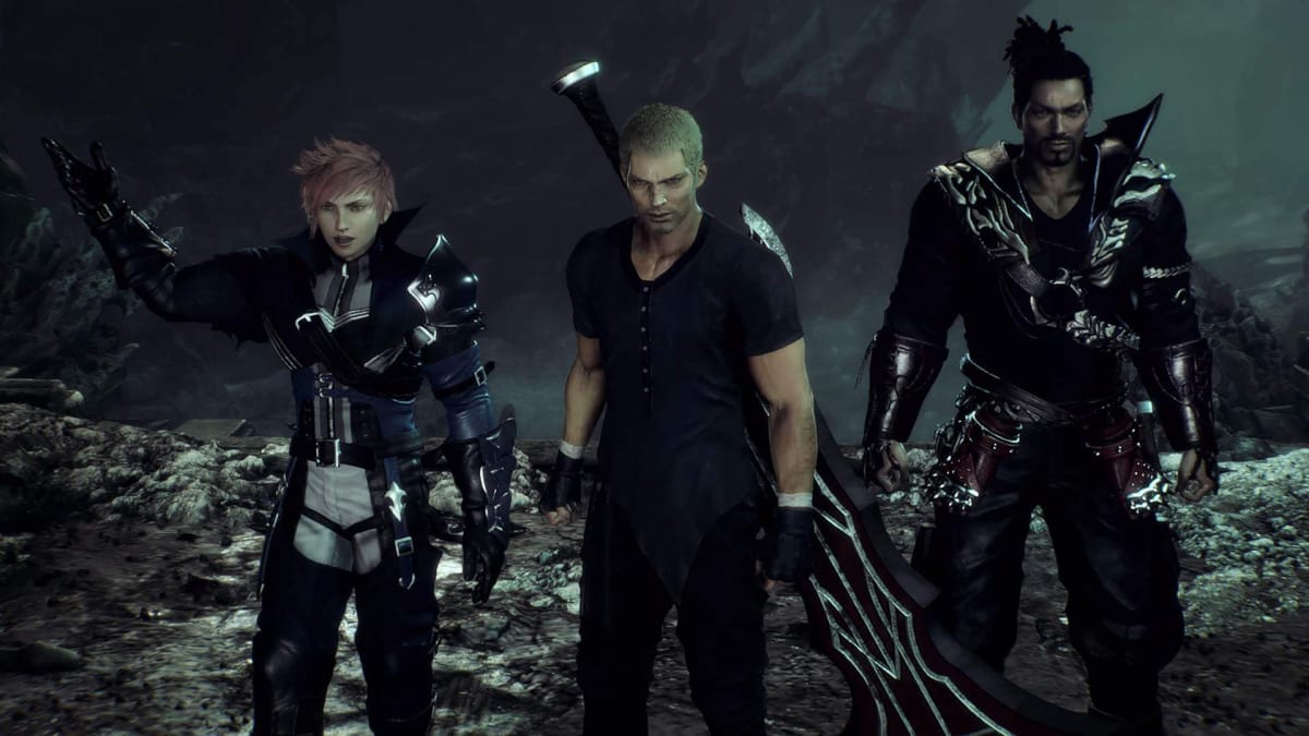 Jack, Ash, and Jed in Stranger of Paradise: Final Fantasy Origin