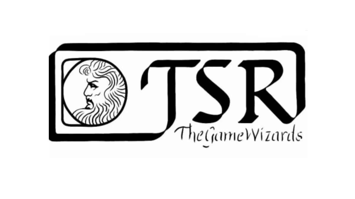 TSR LLC's logo, currently under trademark dispute by Wizards of the Coast.