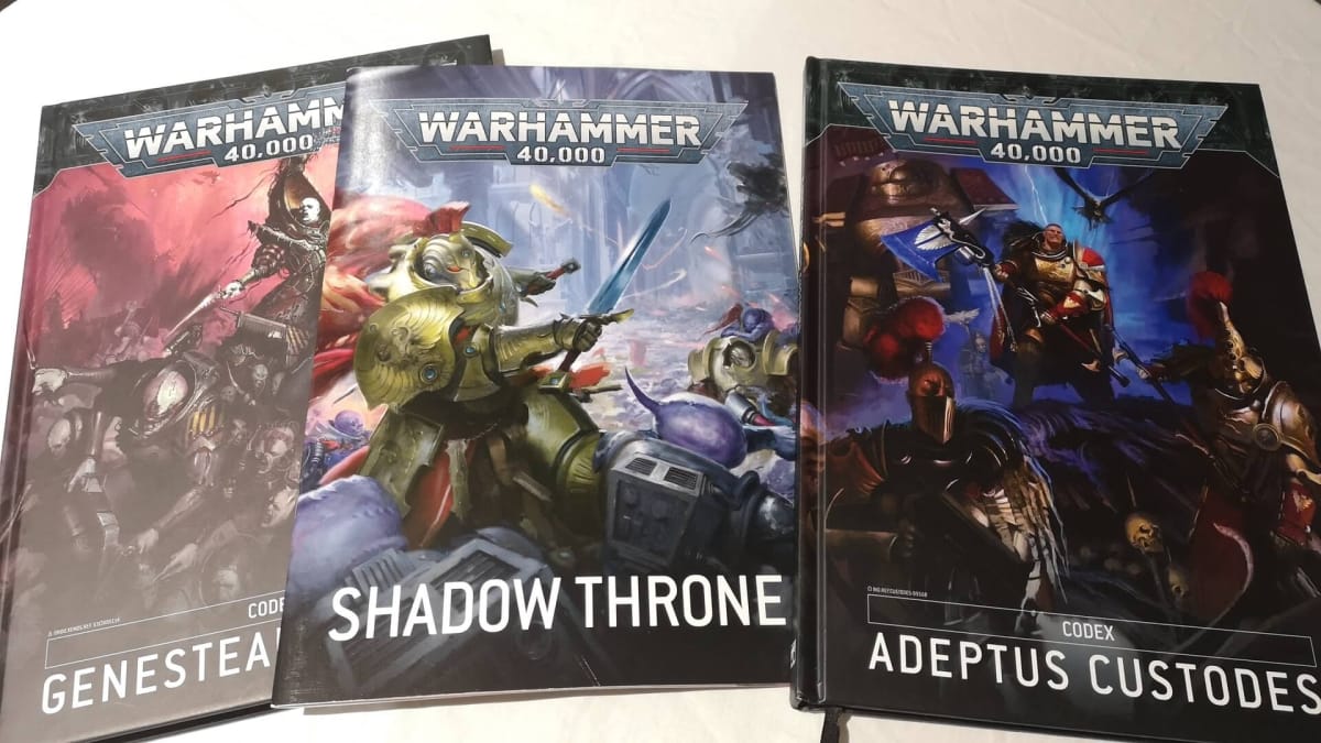 Warhammer 40K Adeptus Custodes Codex.