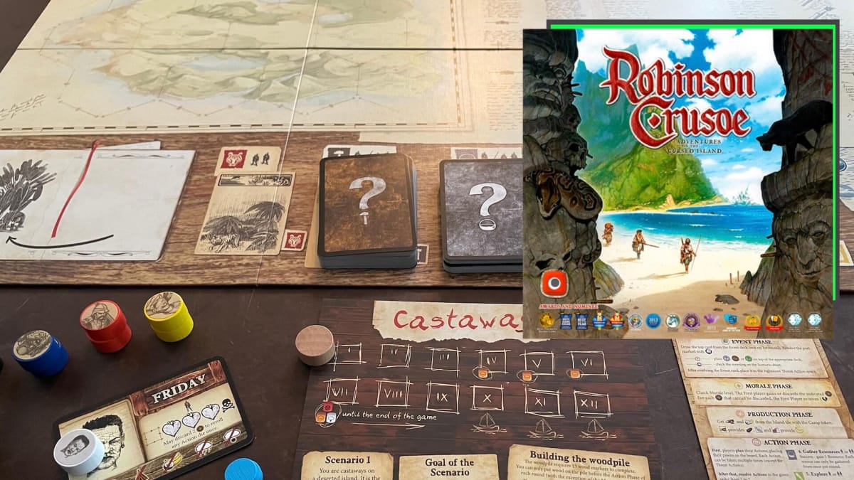 Robinson Crusoe Game Board