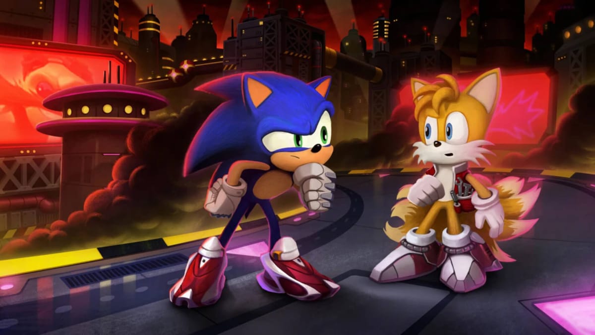 Leaked concept art for Sonic Prime.