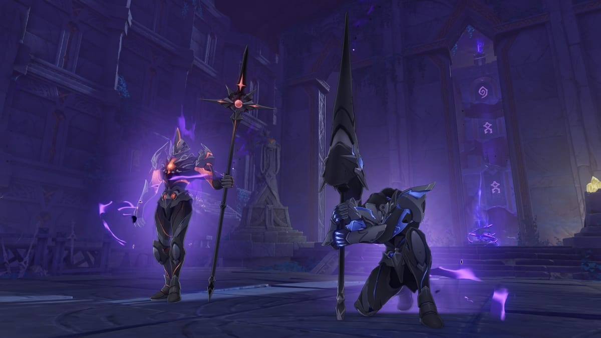 Some of the new Shadowy Husk enemies in Genshin Impact 2.5