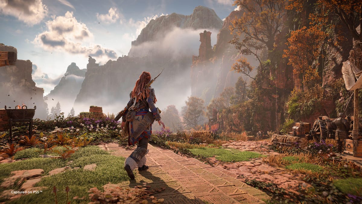 A gameplay screenshot from Horizon Forbidden West.