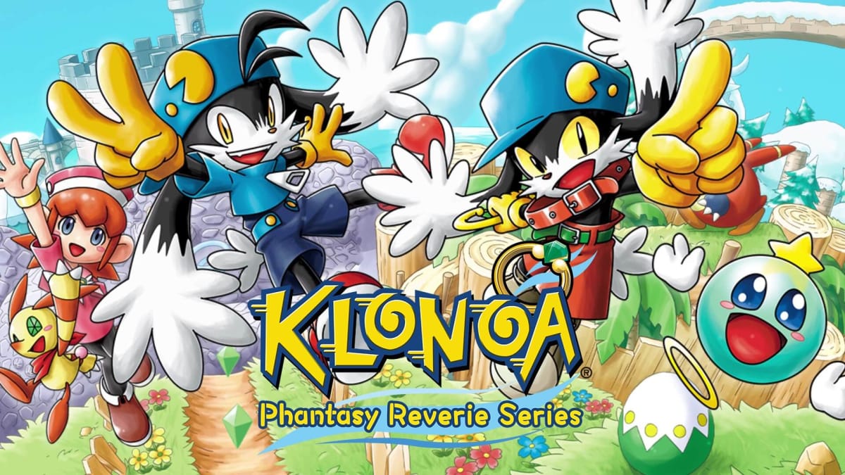 Klonoa Phantasy Reverie Series logo key art cast Huepow Lolo Popka