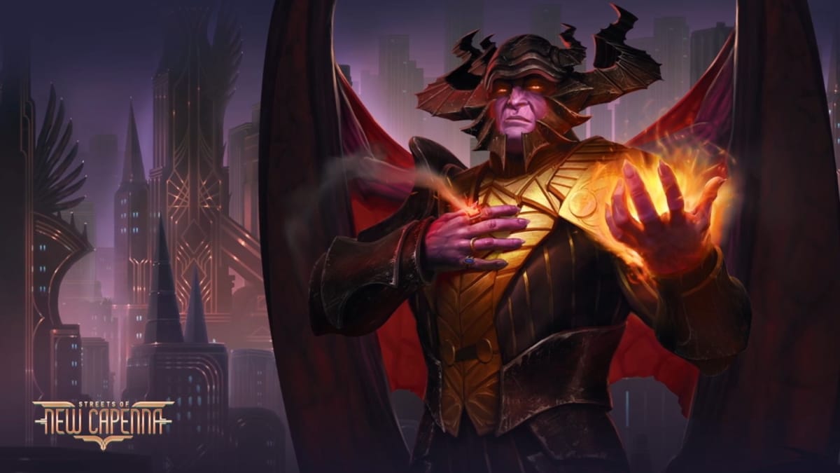 Promotional artwork for newest Magic set, Streets of New Capenna