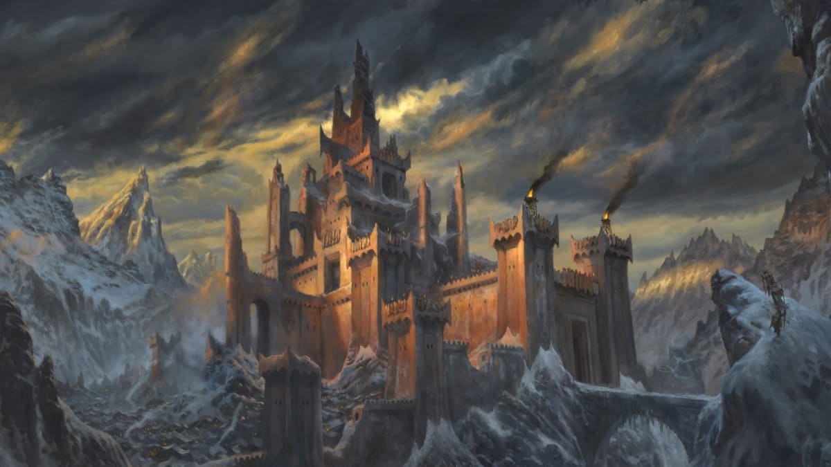 Artwork of Carn Dun from The Lost Realm set of Lord of the Rings: The Card Game