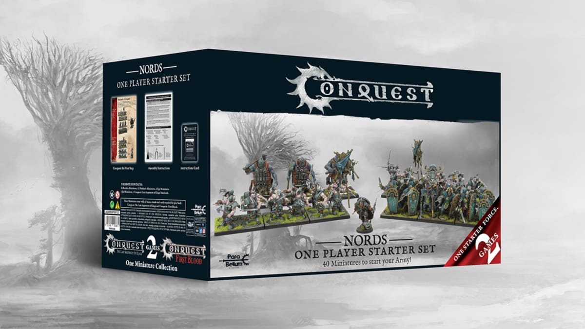 Box art of the Conquest Nord Starter Set