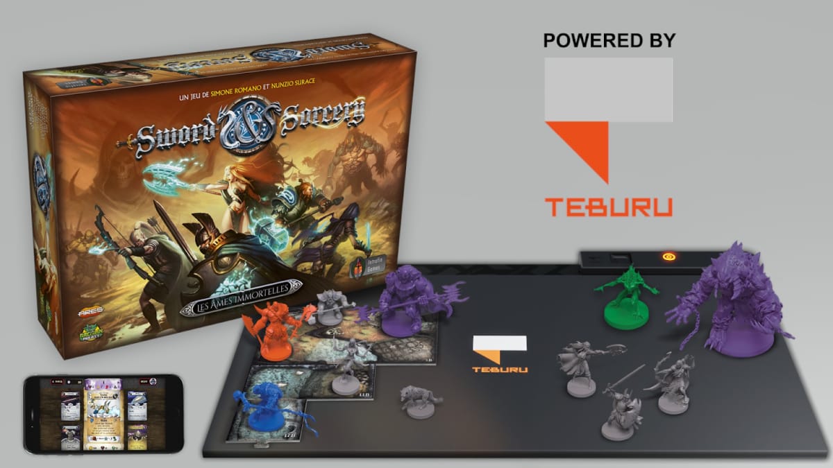 A mock up of Xplored's Sword and Sorcery game for Teburu