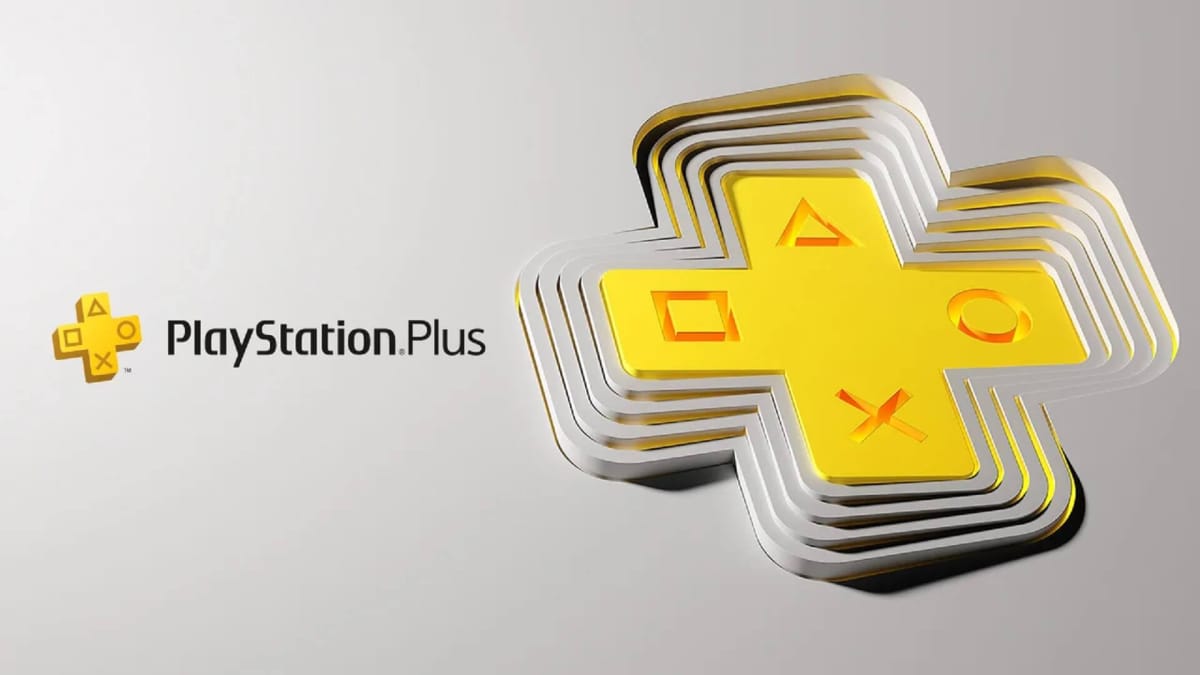 The PS Plus logo, denoting the PlayStation Plus May 2022 leak