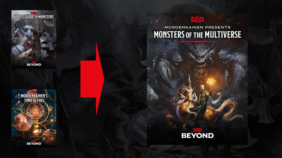 D&D Beyond Monsters of the Multiverse Volo's Guide to Monsters Mordenkainen's Tome of Foes Delisting cover