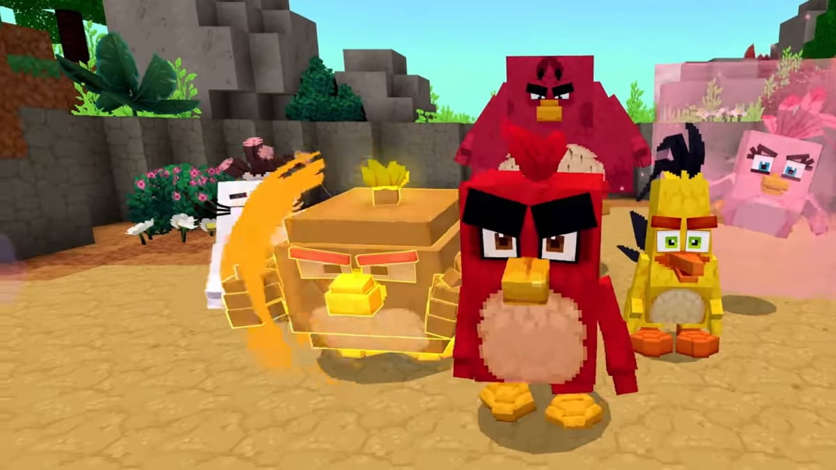 Minecraft x Angry Birds DLC revealed cover