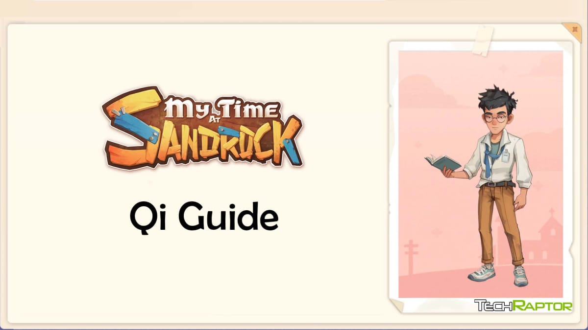 My Time At Sandrock Qi Guide Header