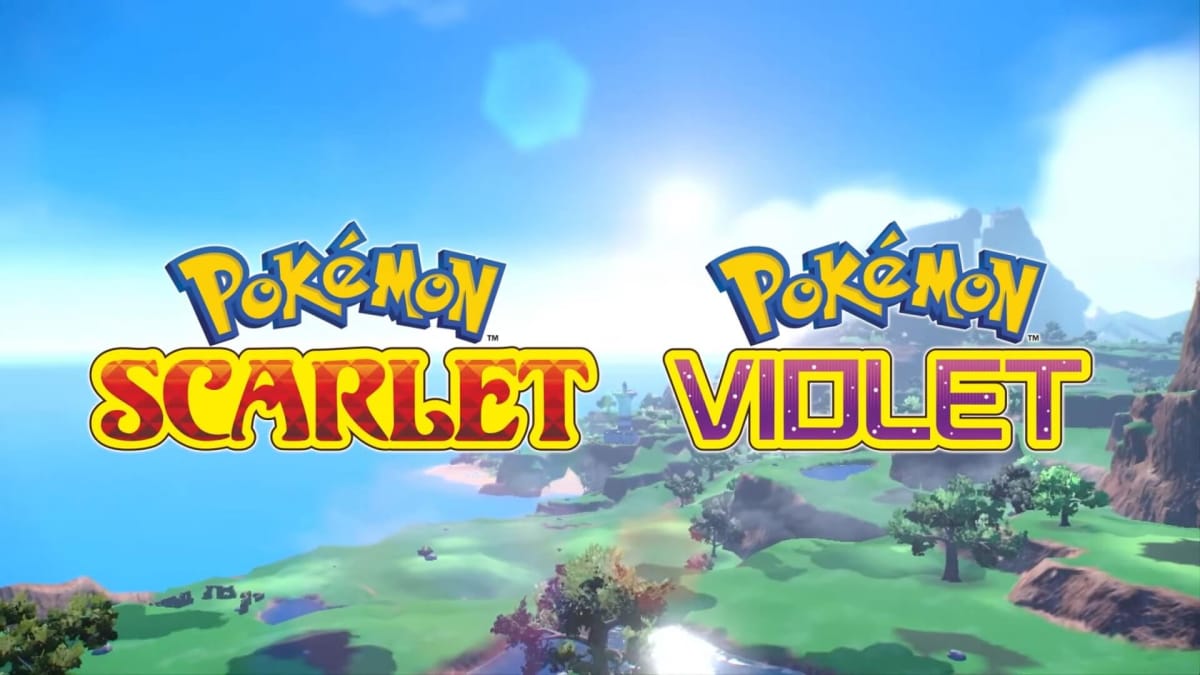 The Pokemon Scarlet and Violet logos