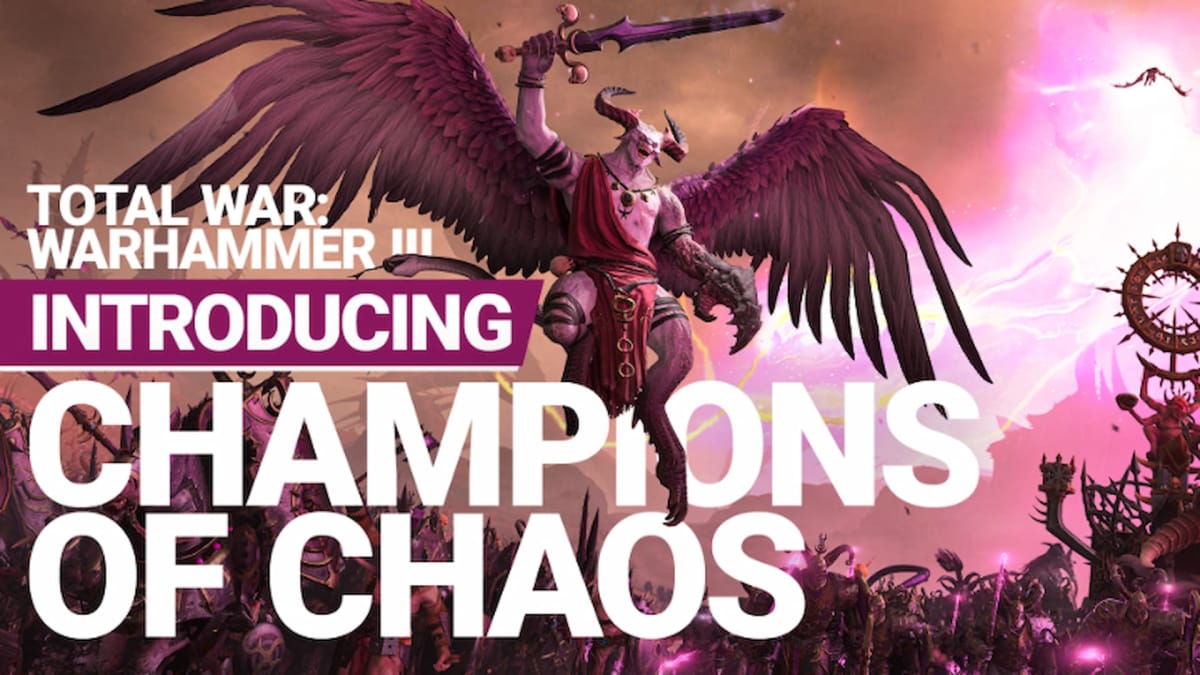 Champions of Chaos DLC Total War Warhammer 3 Header