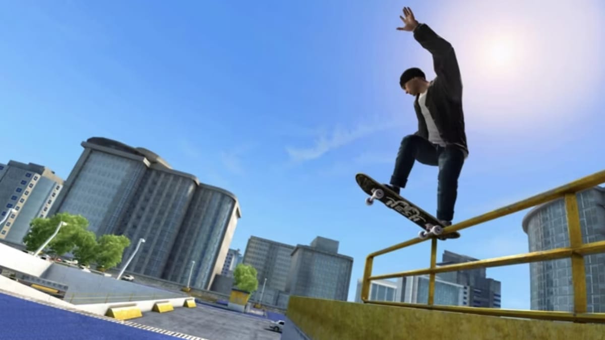 Skate 4 Gameplay screenshot of player doing a trick in the air 