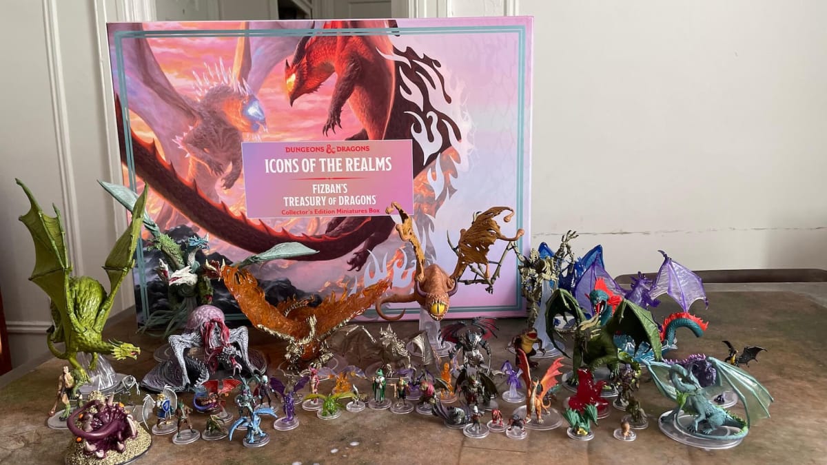 We dive into the massive Fizban's Treasury of Dragons Collector's Box from WizKids, containing every mini released in WizKids' line of dragon-centric minis.