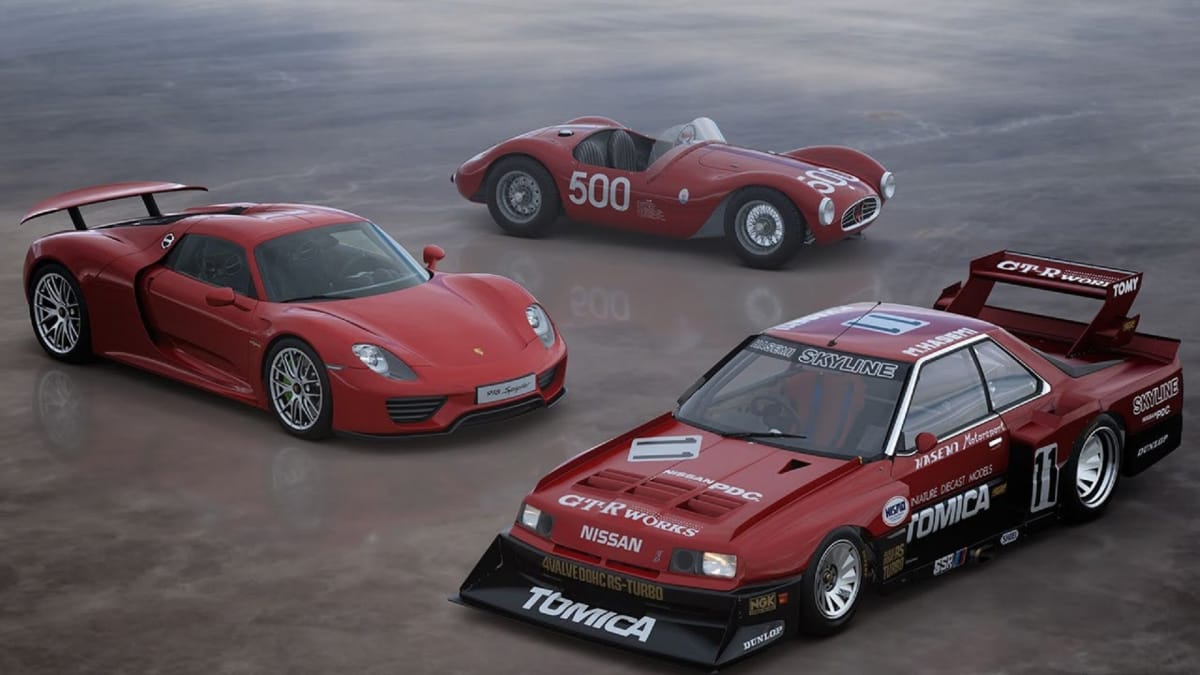 The three new cars being added in the new Gran Turismo 7 update