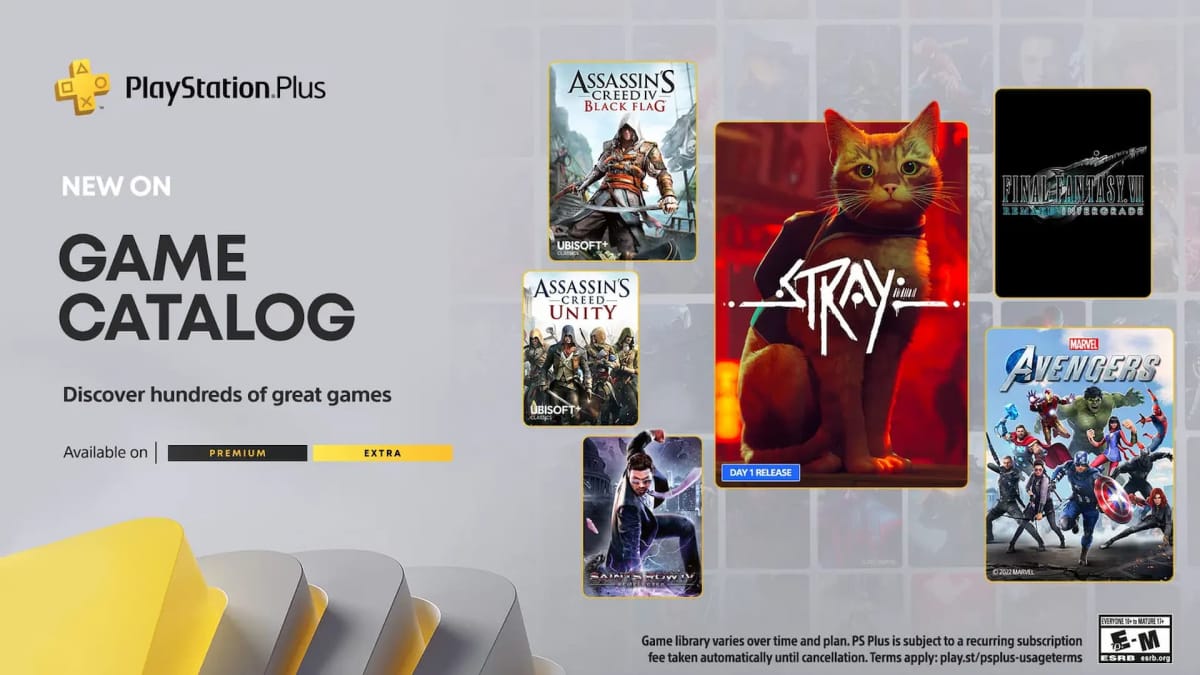 PlayStation plus game catalog July 2022