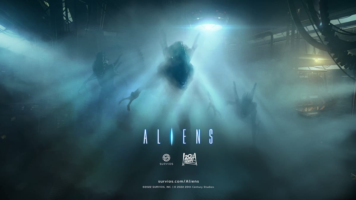 single-player Aliens screenshot of homescreen.