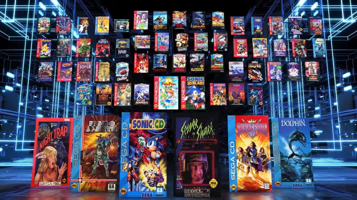 The full Sega Genesis Mini 2 game list lineup, which includes classics like Crusader of Centy