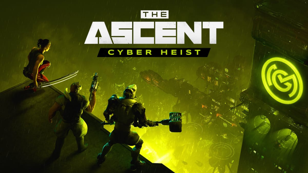 Key art for the upcoming The Ascent Cyber Heist DLC