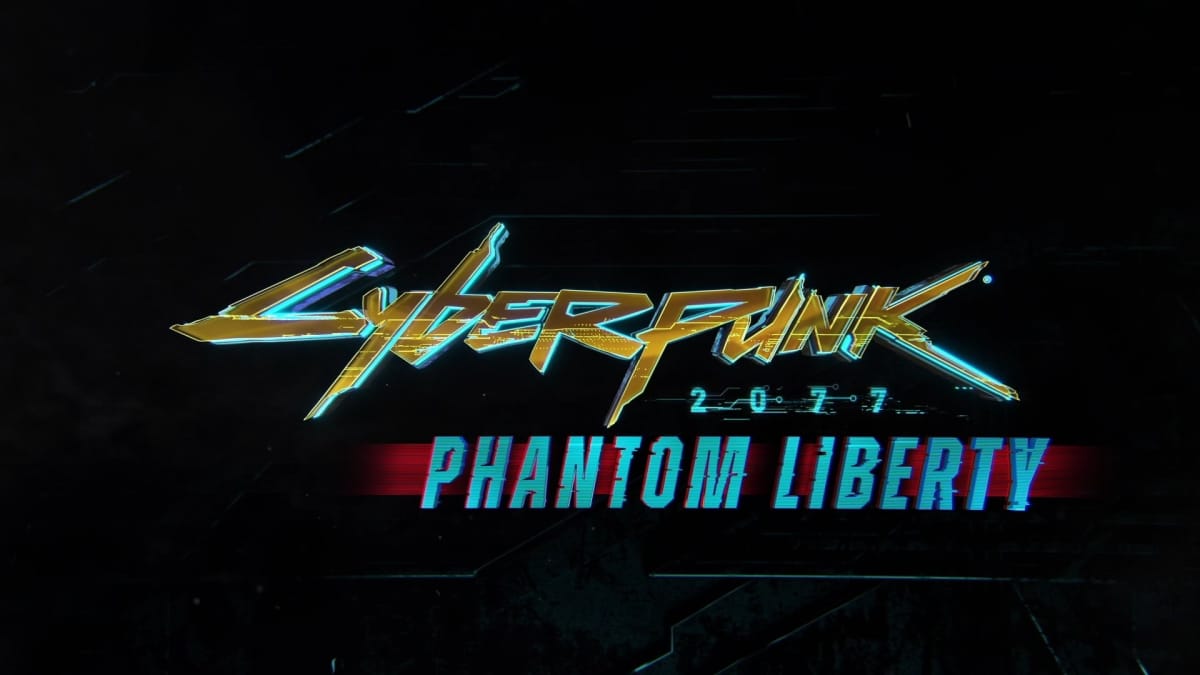 The logo for the first Cyberpunk 2077 expansion, Cyberpunk 2077: Phantom Liberty.