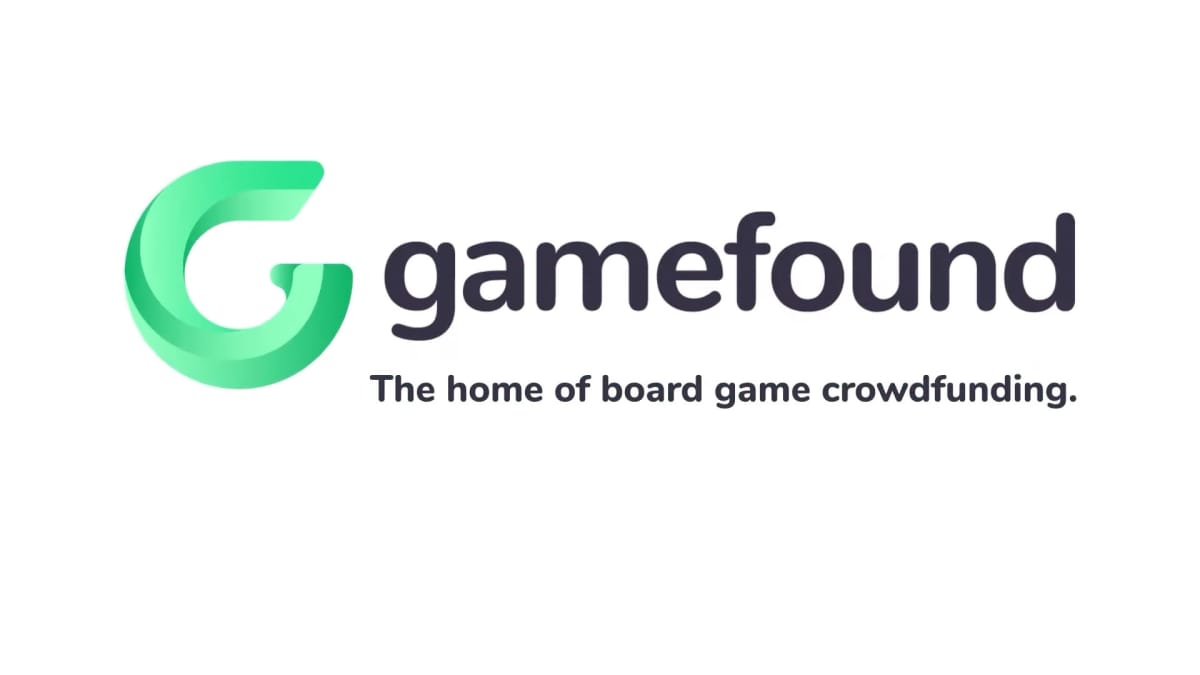 The official Gamefound logo and tagline on a white background
