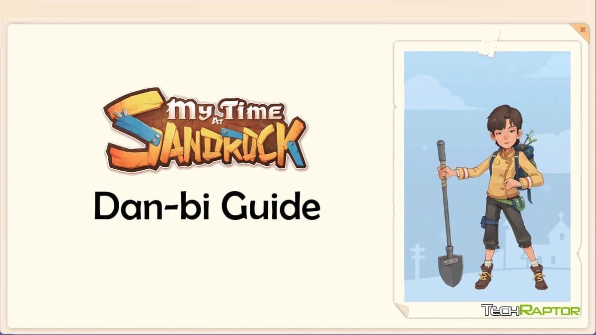 My Time At Sandrock Dan-bi Guide header