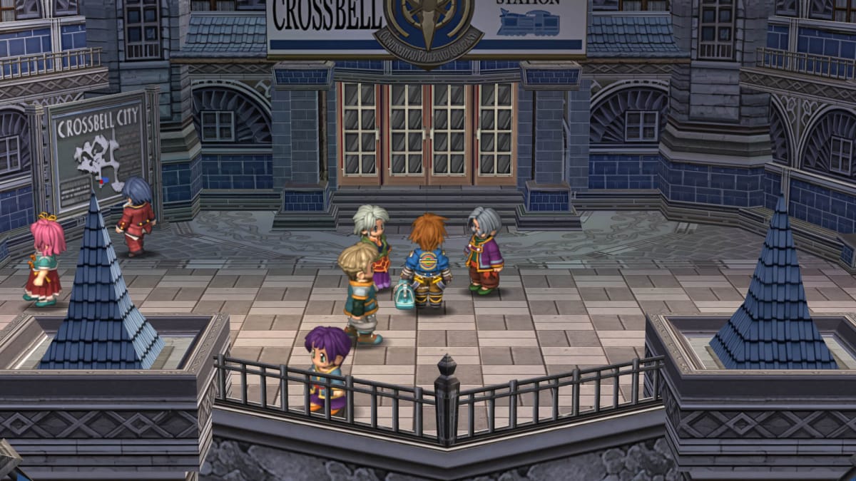 The party stood around in a square in Trails from Zero, one of the games leaked as part of the upcoming NIS America Showcase 2022