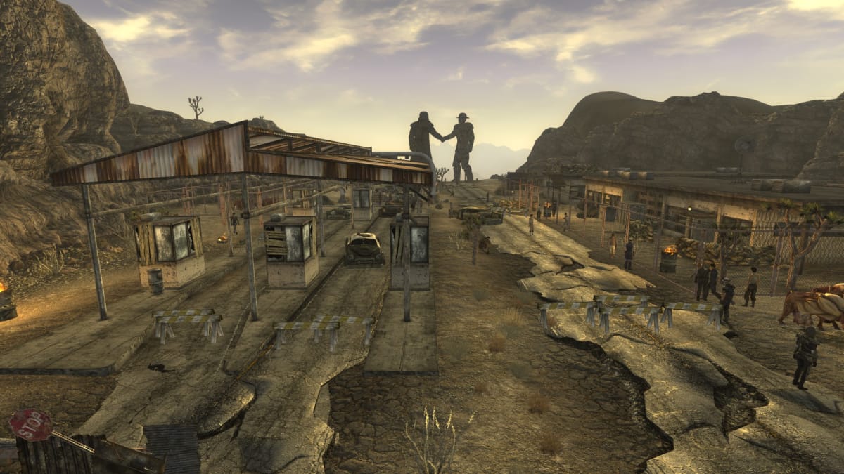 Fallout: New Vegas cut content mod screenshot shows off Mojave Outpost