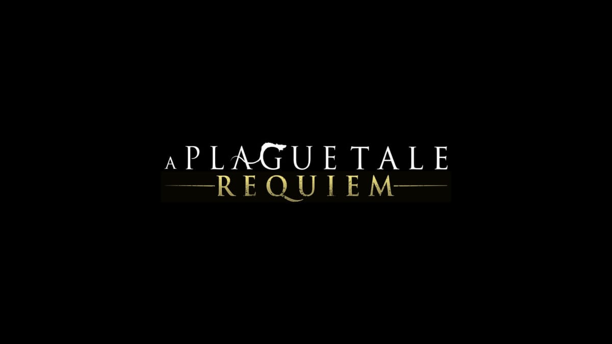 The logo for A Plague Tale: Requiem on a black background