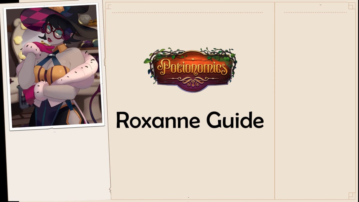 Potionomics Roxanne Character Guide header