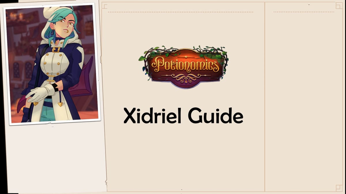 Potionomics Xid Character Guide header