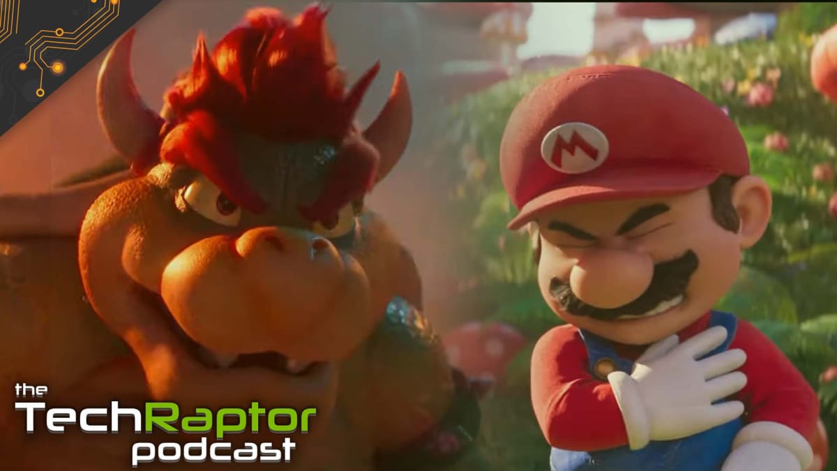 Mario Movie Image With Bowser and Mario Grimacing