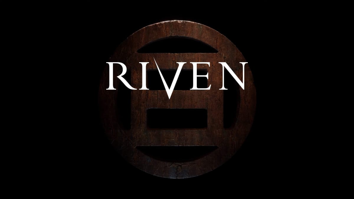 Riven Remake showing the Riven logo.